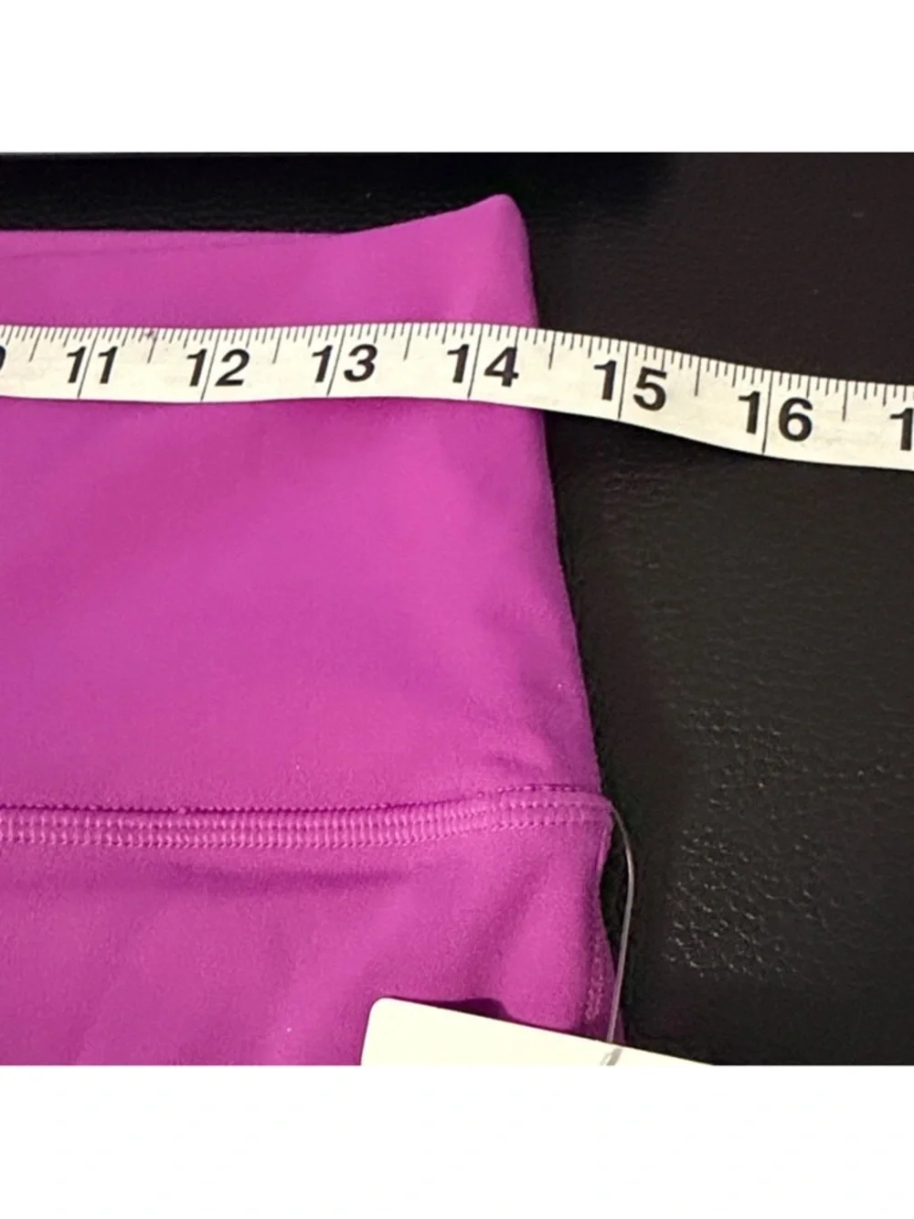 Lululemon Align High Rise Short 8 inch Vivid Plum Stretch Yoga Sz 12 NEW